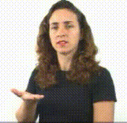 Imagem onde intérprete diz "Amigo", em LIBRAS
