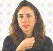 Imagem onde intérprete diz "Velho", em LIBRAS